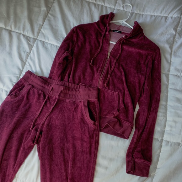 Velour jogger set - Picture 1 of 2